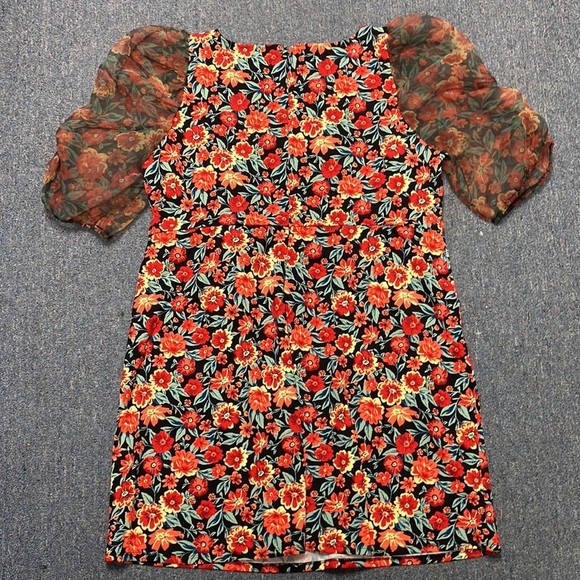 NWT! Torrid Scuba crepe High Neck Puff Sleeve Dress Size: 20 - Picture 3 of 4